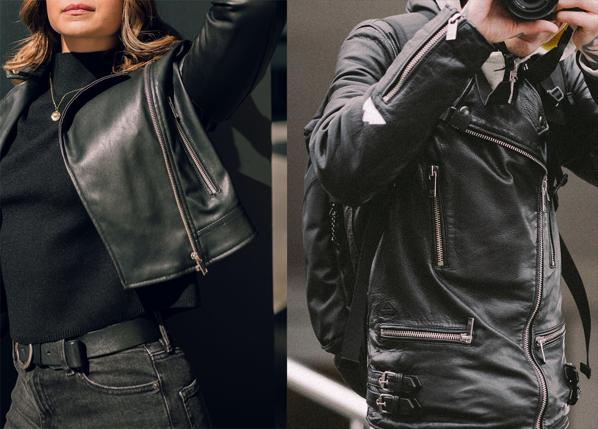 Some leather jackets